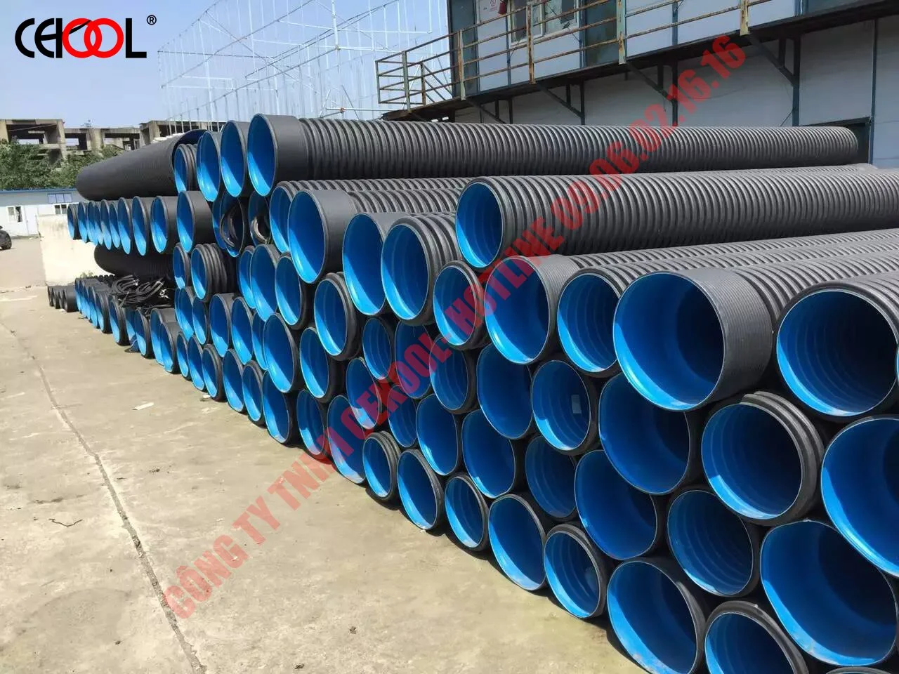 Đại lý ống nhựa gân thành đôi HDPE Bình Minh